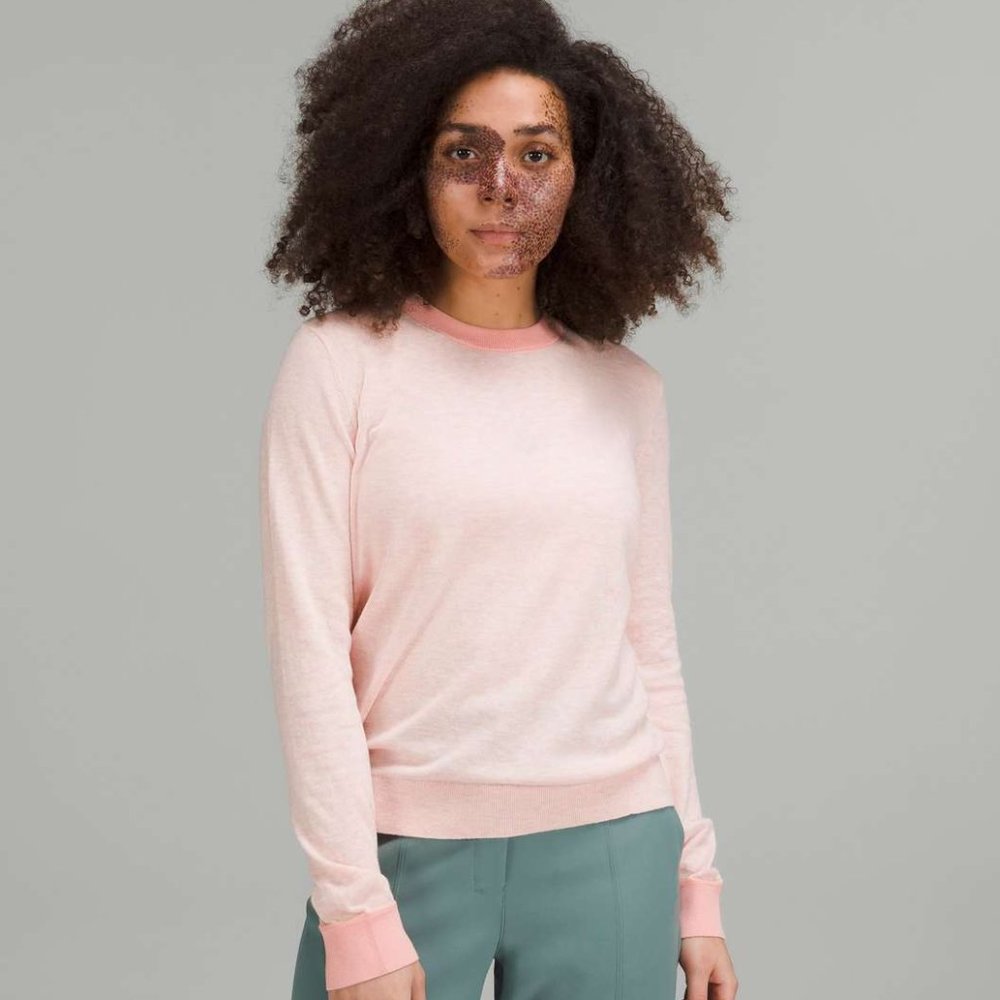 Lululemon Silk-Blend Crewneck Sweater